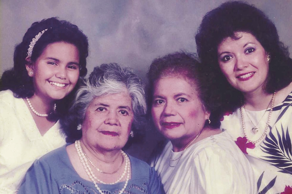Jennifer Saenz Ivancic, left, submitted a family photo to the upcoming Hecho en CLE exhibition, which celebrates the Mexican experience in the U.S.